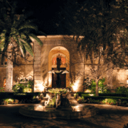 Charlotte outdoor lighting Installation having a landscape lighting plan