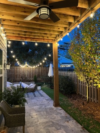 outdoor lighting adds ambience to your otherwise dark areas