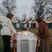 outdoor kitchen lighting for creating ambience