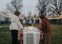 outdoor kitchen lighting for creating ambience